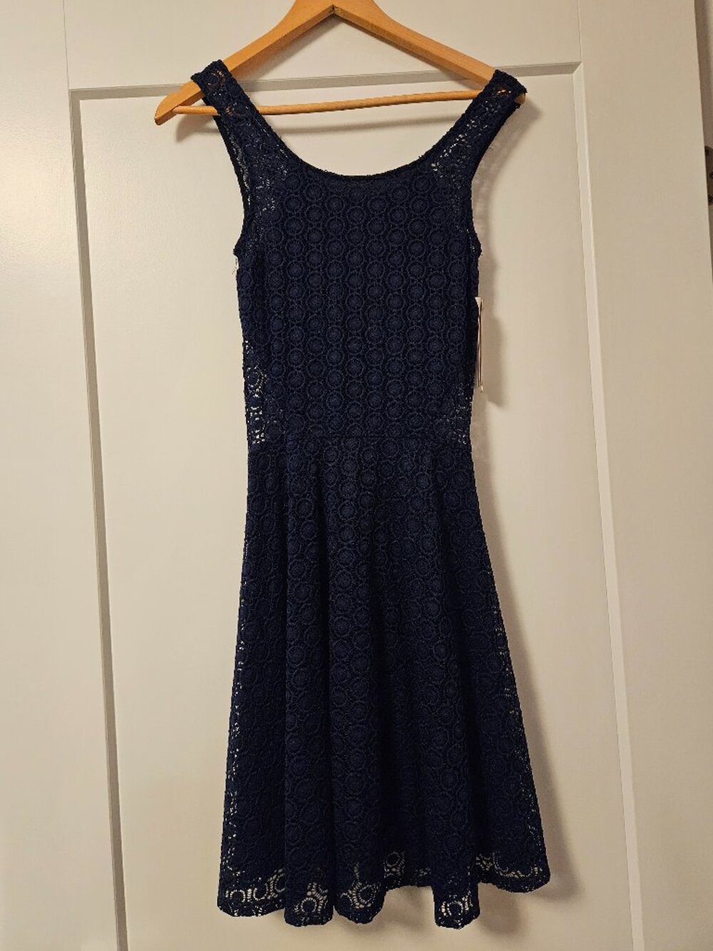 Design Lab Navy Blue Dress, Size Small NWT